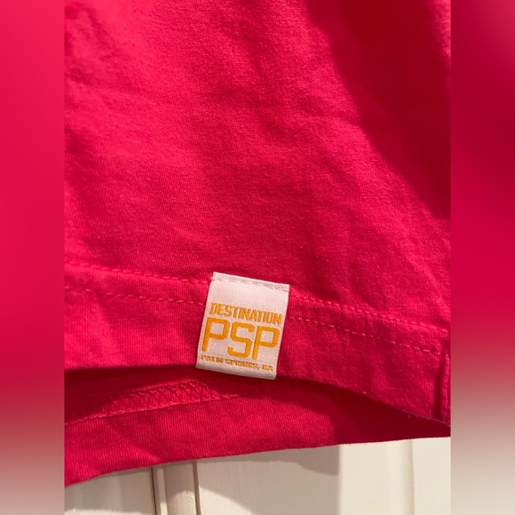 Palm Springs Retro Pink T Shirt by Destination PSP - Picture 2 of 5